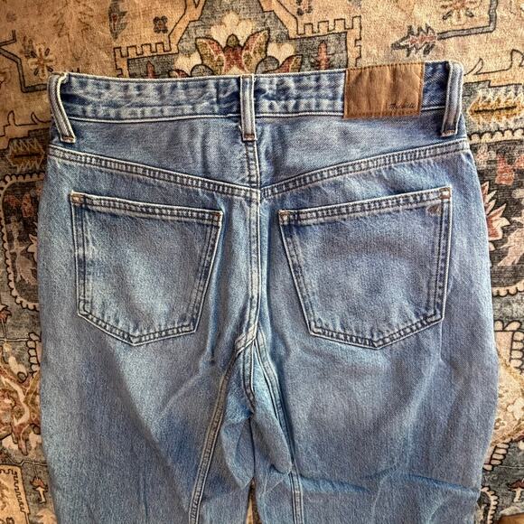 Madewell Darted Barrel Leg Jeans Oversize Baggy Denim Women's Size 24 - Picture 9 of 16